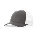 Richardson 115 Low Pro Trucker in Charcoal/White