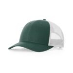 Richardson 115 Low Pro Trucker in Dark Green Heather/Light Grey