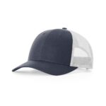 Richardson 115 Low Pro Trucker in Navy Heather/Light Grey