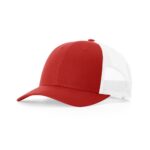 Richardson 115 Low Pro Trucker in Red/White