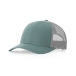 Richardson 115 Low Pro Trucker in Smoke Blue/Aluminum
