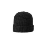Richardson 146 Waffle Knit Beanie with Cuff in Black