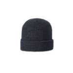 Richardson 146 Waffle Knit Beanie with Cuff in Gun Metal