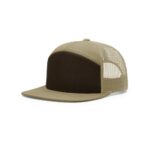 Richardson 168 7 Panel Mesh Back in Brown/Khaki