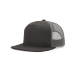 Richardson 168 7 Panel Mesh Back in Charcoal