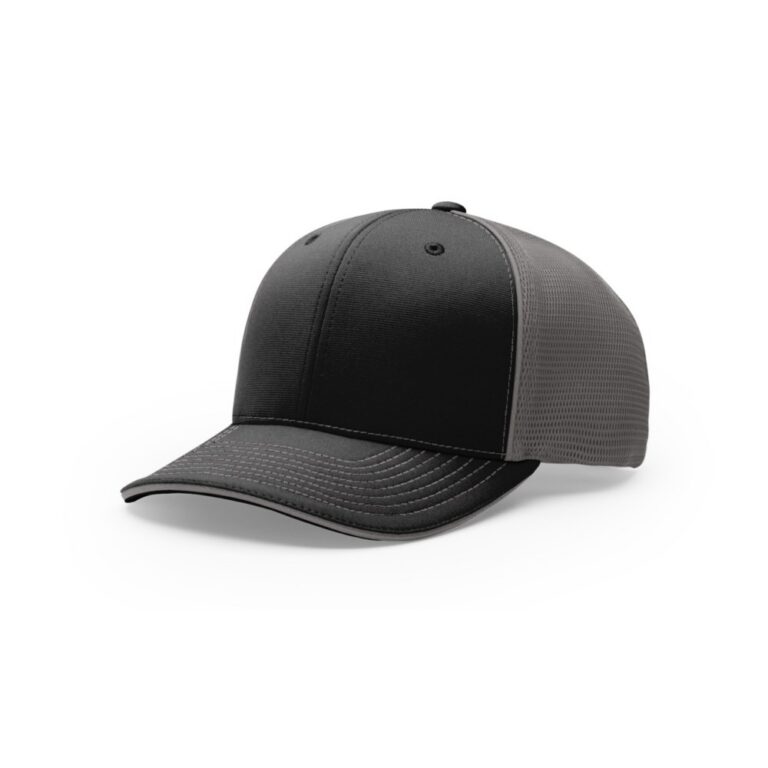 Richardson 172 Pulse Sportmesh R-Flex in Black/Charcoal
