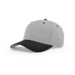 Richardson 212 Pro Twill Snapback in Grey/Black