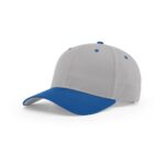 Richardson 212 Pro Twill Snapback in Grey/Royal