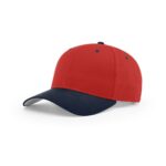 Richardson 212 Pro Twill Snapback in Red/Navy