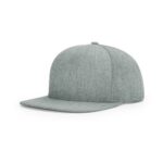 Richardson 255 Pinch Front Structured Snapback in Heather Grey