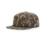 Richardson 256P Printed Umpqua Gramps Cap in Mossy Oak Bottomland w/ Black