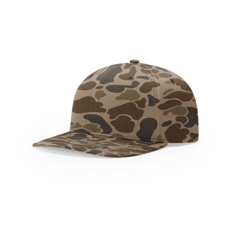 Richardson 312P Printed Twill Cap in Bark Duck Camo