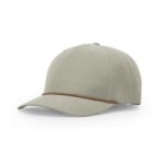 Richardson 355 Laser Perf Performance Rope Cap in Trenchcoat/Russet/Grey
