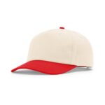 Richardson 356 5 Panel Gramps in Cream/Red