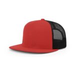 Richardson 511 ACRYLIC-WOOL BLEND TRUCKER in Red/Black
