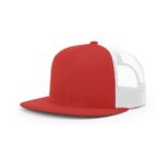 Richardson 511 ACRYLIC-WOOL BLEND TRUCKER in Red/White