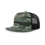 Richardson 511 ACRYLIC-WOOL BLEND TRUCKER in Tiger Camo/Black