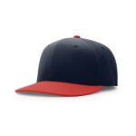Richardson 675 Score R-Flex Snapback in Navy/Red