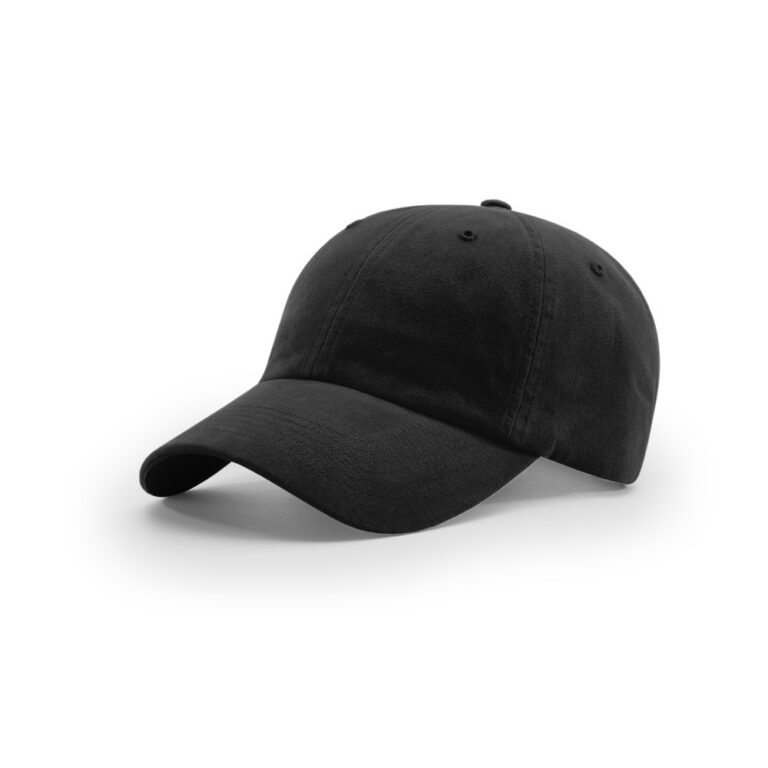 Richardson R55 Garment Washed Twill in Black
