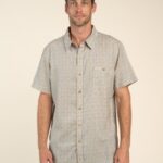 Sendero City Slicker Short Sleeve Shirt in Bloom Stripe - Blue