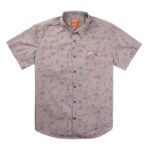Sendero City Slicker Short Sleeve Shirt in Ranch Life - Gray