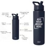 Simple Modern Summitt Water Bottle 30oz in Winter White