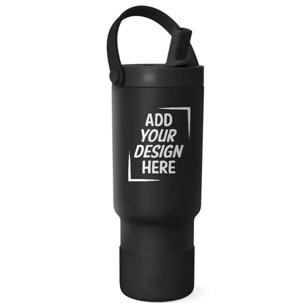 Simple Modern Trek Pivot Tumbler 24oz in Midnight Black