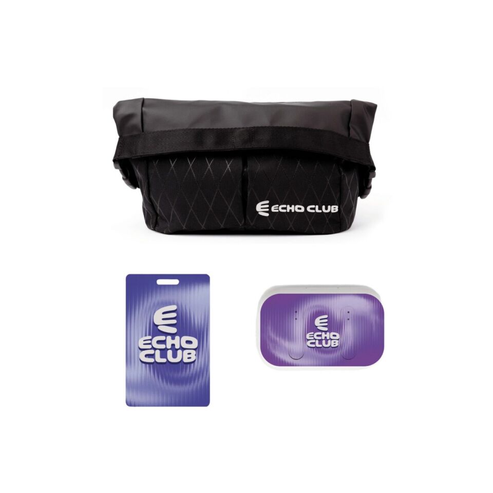Sling Bag, Tracker & Earbuds Kit