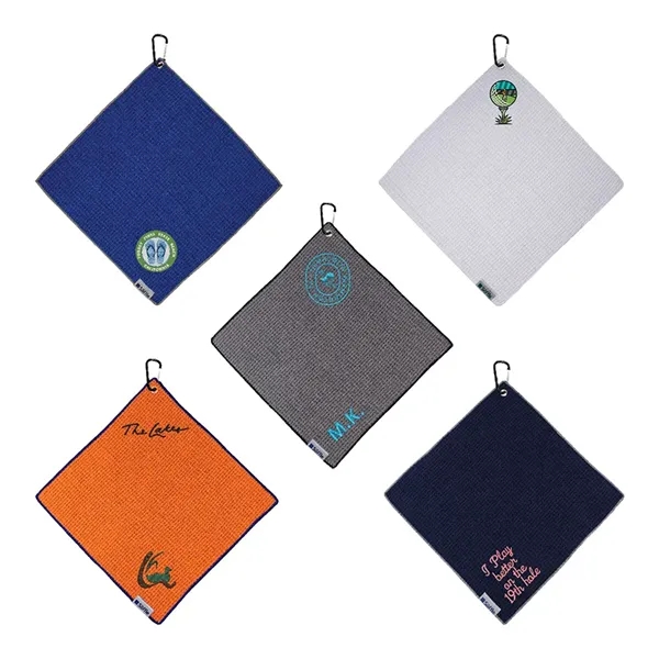 Soffle Waffle Greens Towel 16×16