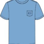 Southern Tide Men’s Short Sleeve Gameday Football Tee in Rush Blue_Navy