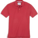Southern Tide Men’s Short Sleeve Gameday Skipjack Polo in Crimson