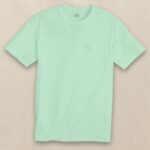 Southern Tide Men’s Short Sleeve Tee Women’s Pocket in Offshore Green