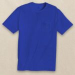 Southern Tide Men’s Short Sleeve Tee Women’s Pocket in University Blue