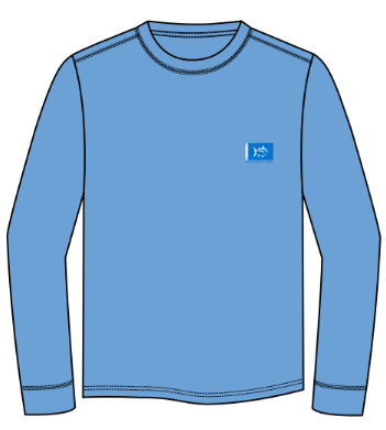 Southern Tide Men’s Long Sleeve Catch Flags Tee