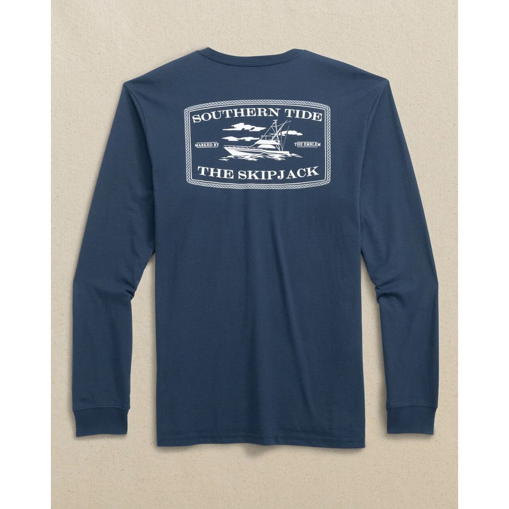 Southern Tide Men’s Long Sleeve Retro Original Skipjack Tee