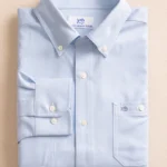 Southern Tide Men’s Long Sleeve Southern Tide Dock Shirt in Cerulean