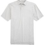 Southern Tide Men’s Short Sleeve Driver Spacedye Performance Polo in Slate Grey