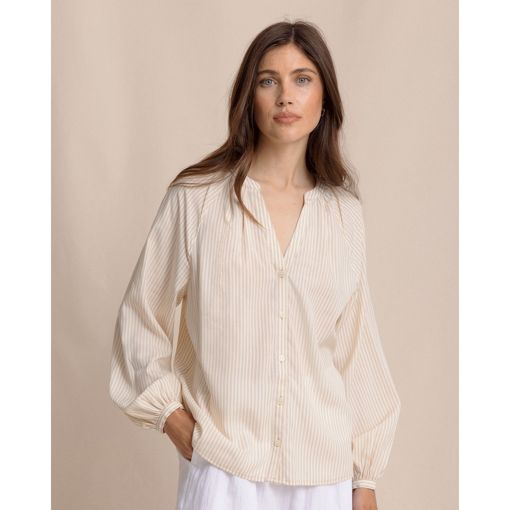 Southern Tide Women’s Brinley Band Collar Buttondown Shirt