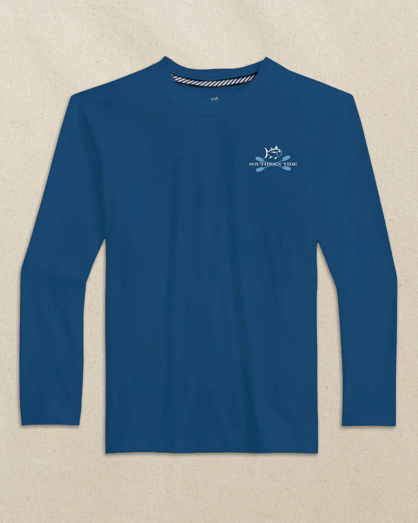 Southern Tide Youth Long Sleeve Americana Performance Tee