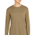 Sport-Tek Long Sleeve PosiCharge Competitor Tee in Coyote Brown