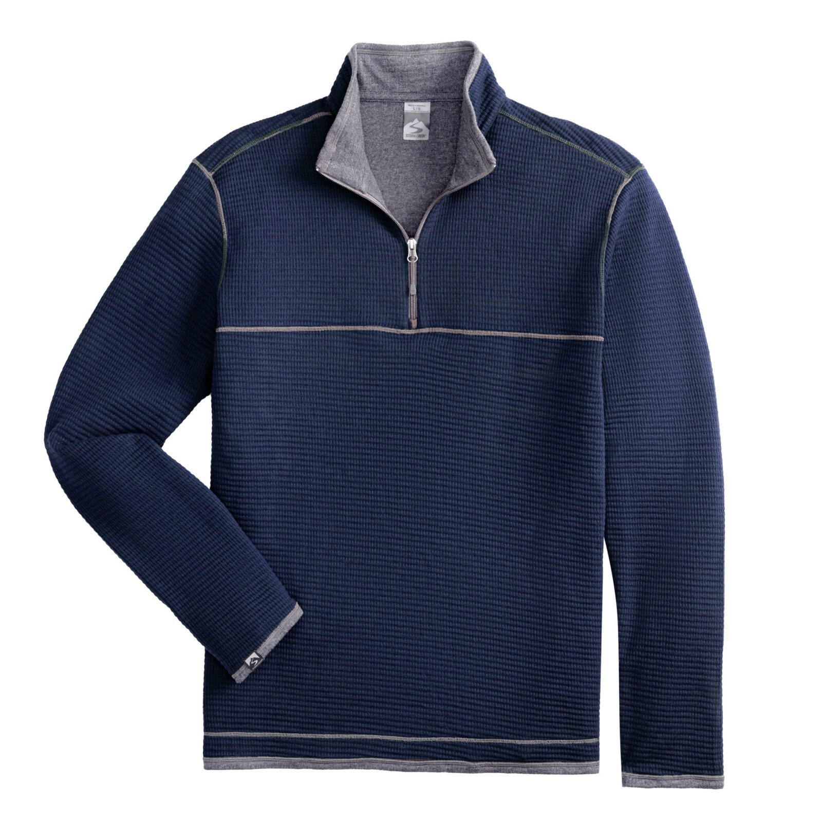 Storm Creek Men’s Maverick Waffle Knit Quarter Zip