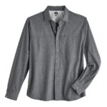 Storm Creek Men’s Naturalist 4-Way Stretch Long Sleeve Outdoor Shirt in Gray