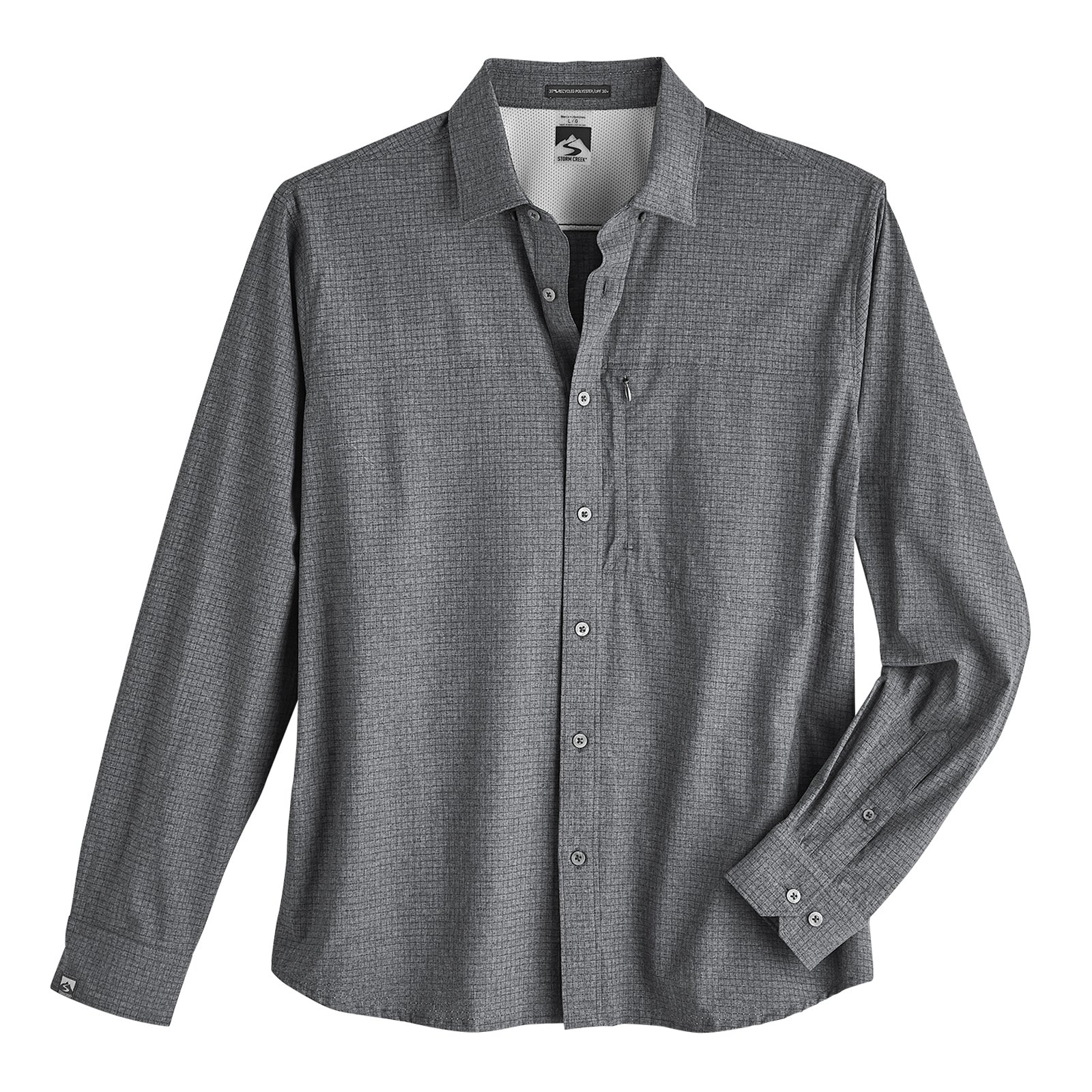 Storm Creek Men’s Naturalist 4-Way Stretch Long Sleeve Outdoor Shirt