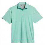 Storm Creek Men’s Optimist II Microstripe Short Sleeve Polo in Aqua Green