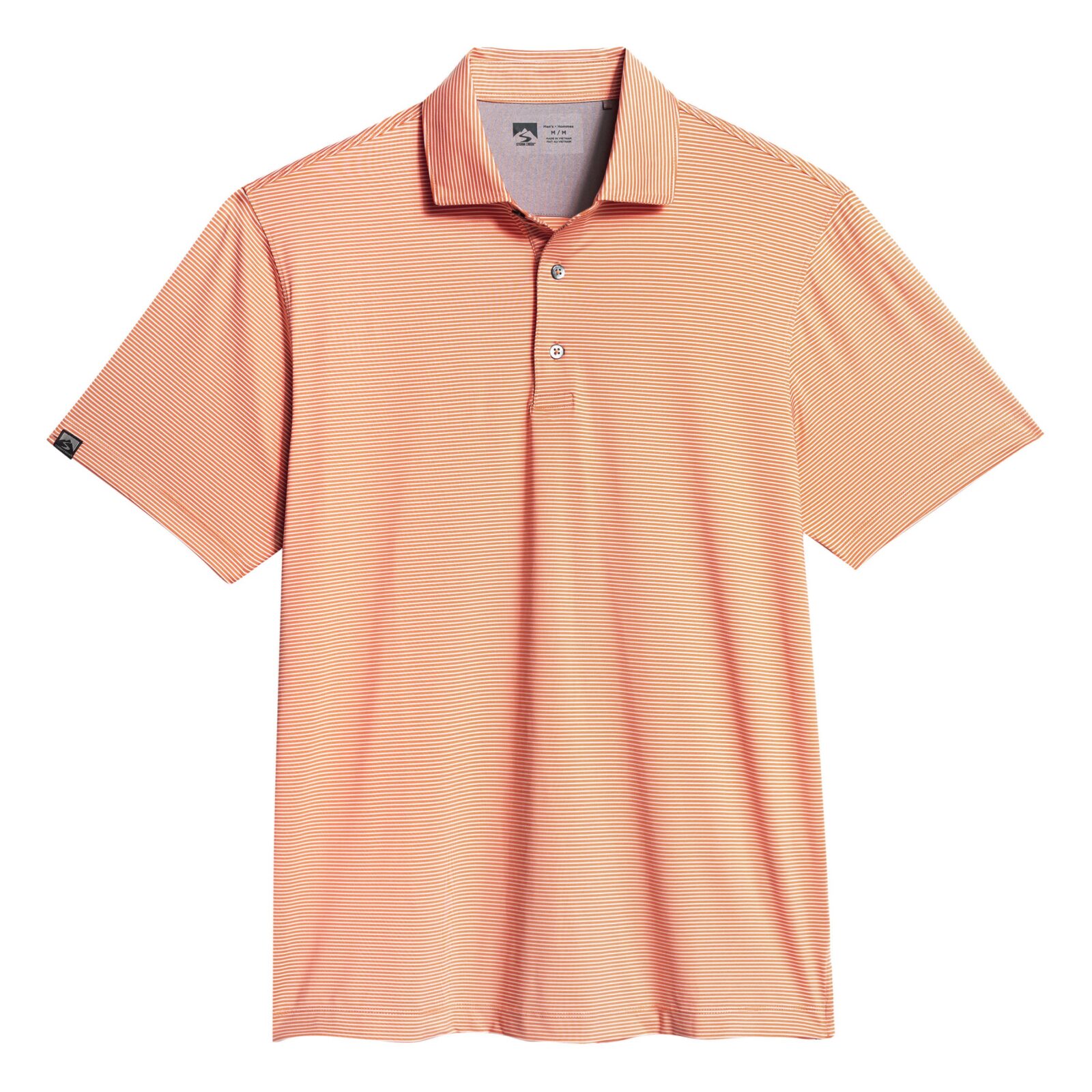 Storm Creek Men’s Optimist II Microstripe Short Sleeve Polo
