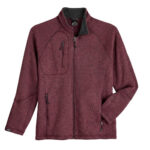 Storm Creek Men’s Overachiever Sweaterfleece Jacket in Merlot Red