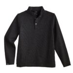 Storm Creek Men’s Overachiever Sweaterfleece Pullover in Black