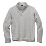 Storm Creek Men’s Overachiever Sweaterfleece Pullover in Platinum Gray