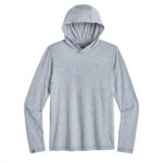 Storm Creek Men’s Pacesetter Super Soft Lightweight Hoodie in Light Heather Gray