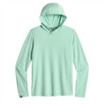 Storm Creek Men’s Pacesetter Super Soft Lightweight Hoodie in Soft Mint Green